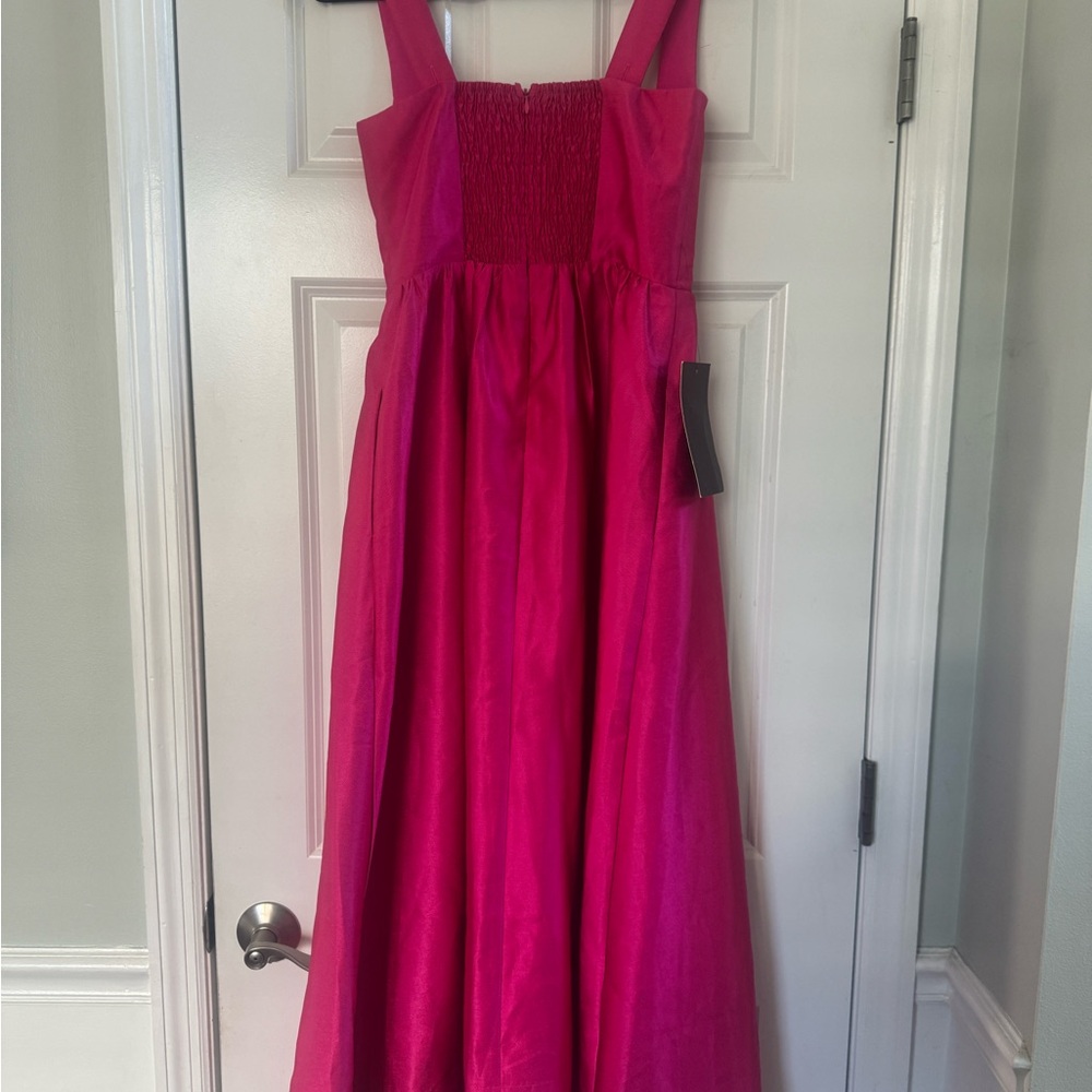 Tuckernuck Dupioni Esme Dress Pink NWT - Picture 5 of 5